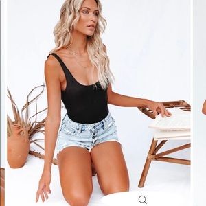 Vici Collection Sleek + Chic Ribbed Bodysuit